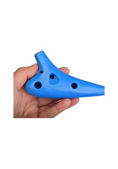 Valkyrie Ocarina 12 Delik Ocarina Alto C Ocarina Flüt Ocarina Sualtı Müzik Nefesli Enstrüman Pembe