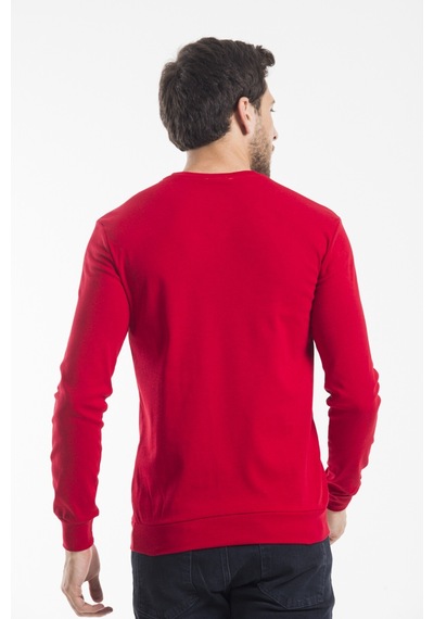 Erkek Bisiklet Yaka Slim Fit Sweatshirt Spr2019k18 001