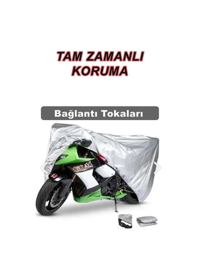 Arora Ar 185 18 72 Tel Jant Modifiyeli Arka Çanta Uyumlu Motor Branda Örtü 4 Mevsim Koruma Gri
