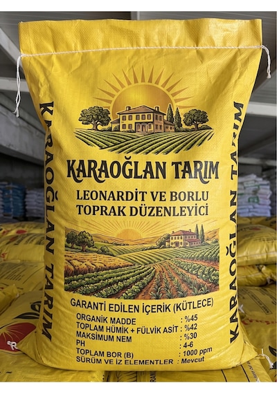 Bor İçerikli Granül Leonardit - Toprak Düzenleyici Ve Köklendirici Humik Fulvik Asit 25kg 1 Adet