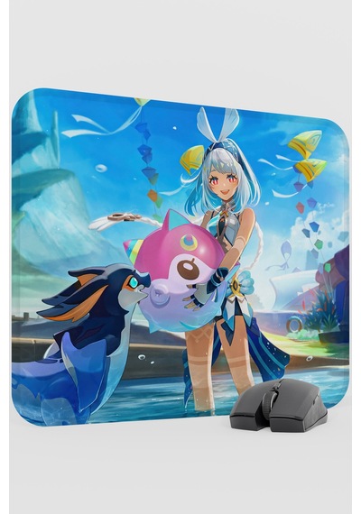 Mualani Genshin Impact Anime Gacha V5 - 48x40 Xl Gaming Mouse Pad Fare Altlığı