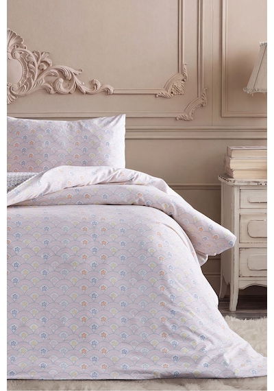 Doqu Home Rosabelle Easy Cotton Nevresim Takımı Çift Marlen Beyaz