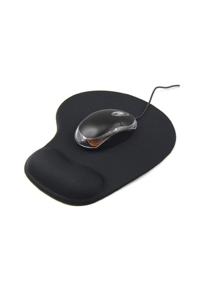 Aıd Bilek Destekli Mouse Pad - Kaydırmaz Mousepad Siyah Lacivert