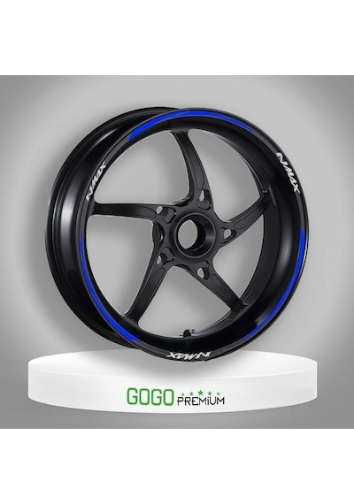 Reflektör Mavi Iıı Yamaha Nmax Uyumlu 1 Set Jant Şeridi