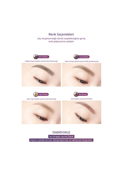Missha Ultra Powerproof Brow Mascara Light Brown