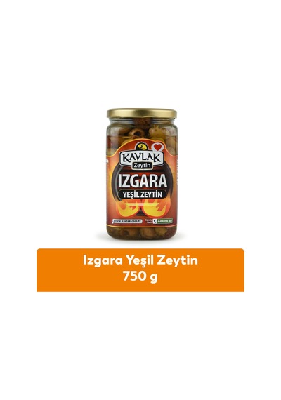 Kavlak Izgara Yeşil Zeytin 750 Gr Cam Kavanoz