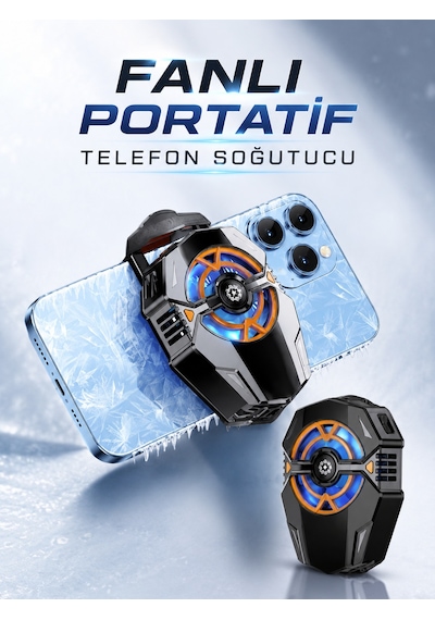Telefon Askısı Telefon Soğutucu Fanlı Güçlü Motor Radyotör Soğutucu