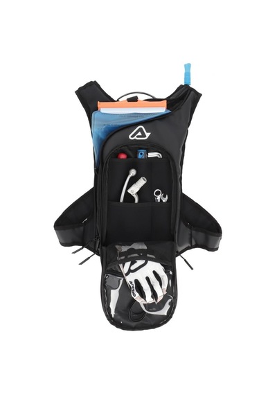 Acerbis Sather Sırt Çantası 9l-2l Siyah Siyah