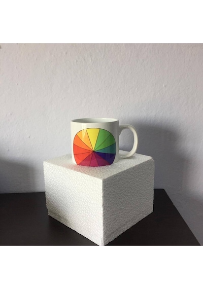 Tea Rex Baskılı Kahve Kupası Beyaz
