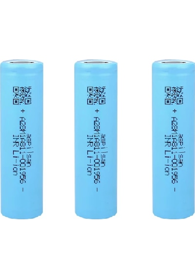 3 Adet Aspilsan Inr18650a28 Li-ion Şarjlı Pil