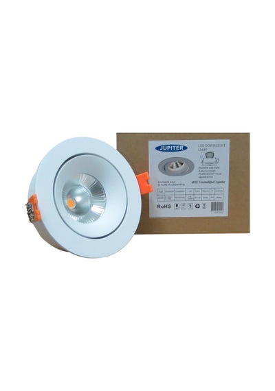 Jupıter Hareketli Led Spot Armatürü Beyaz 3000k Gün Işığı - Ls440