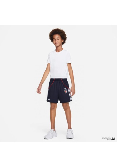 Adidas Beşiktaş Jk 25/26 Çocuk Siyah Deplasman Futbol Şortu Jn9934 Siyah