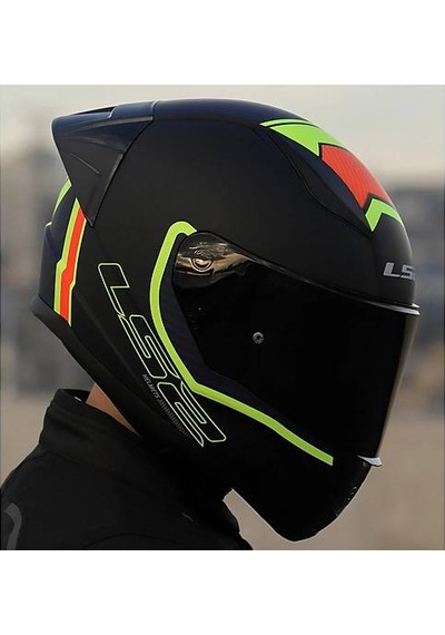 Ls2 Rapıd Race Motosiklet Kaskı Siyah-Sarı