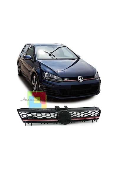 Vw Golf 7 2013-2016 Kırmızı Şeritli Gti Ön Panjur