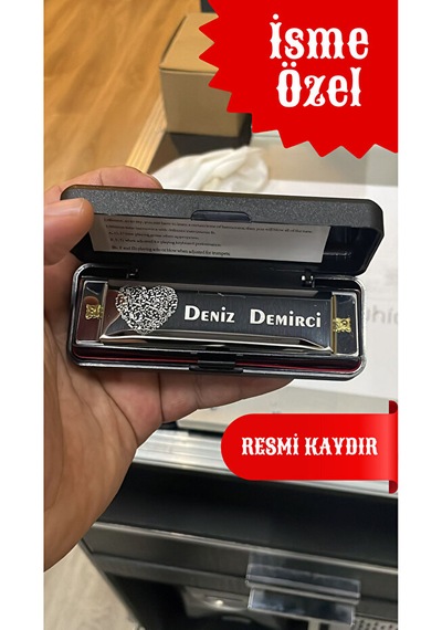 İsme Özel Mızıka Harmonika