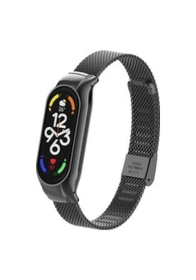 Xiaomi Mi Band 7 Krd-06 Metal Kordon - Siyah