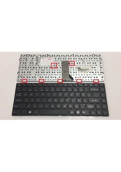 Exper V136346Ak4 Tr Uyumlu Notebook Klavye (Siyah Tr) - 557435094