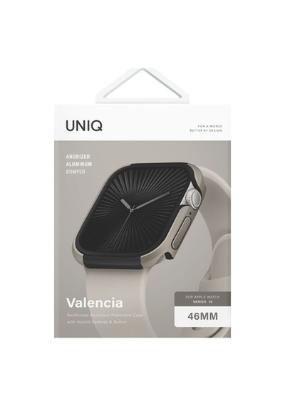 Watch 46mm Uyumlu Valencia Serisi Alüminyum Tpu Kasa 360 Tam Koruyucu Kapak
