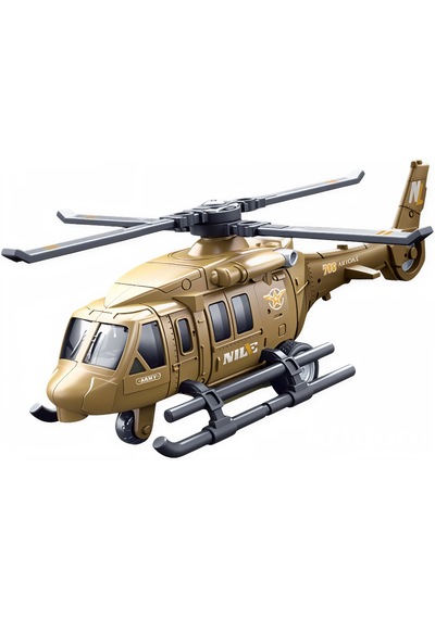 Ht-706-64 Sürtmeli Büyük Askeri Helikopter Yeşil