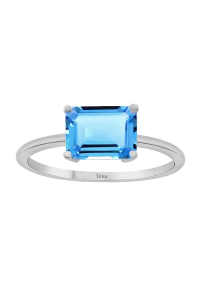 Sirius Oktagon Kesim Mavi Topaz Taşlı Nerissa Yüzük 0802r0053