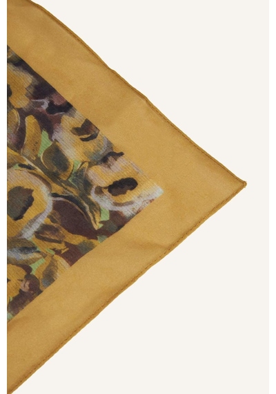 Defacto Manuka X Defacto Kadın Çiçek Desenli Pamuklu Bandana H9063ax26smbe18 Mavi-be18