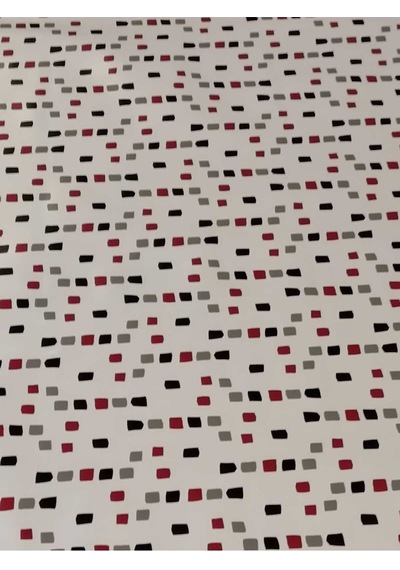 Elyaflı Pvc Muşamba - Desenli Silinebilir Masa Örtüsü 02mrl126c Renkli