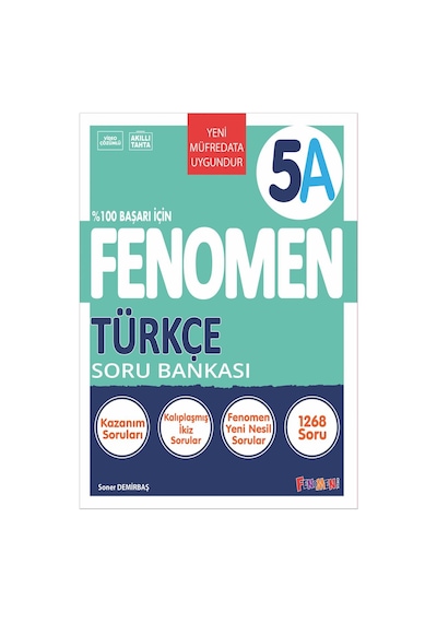 Fenomen Okul 2024 5. Sınıf Türkçe A Soru Bankası Yeni Nesile Kolay Geçiş Güncel Müfredat 2024