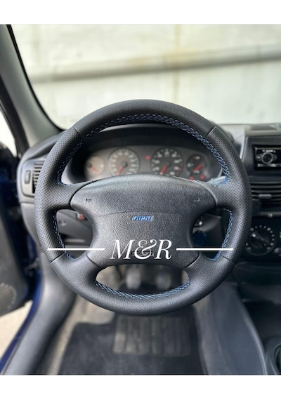 Fiat Marea  Kaplama Deri Direksiyon Kılıfı Siyah