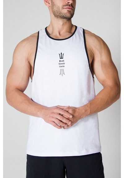 Pose I Down Push Beyond Limit Oversize Atlet BEYAZ