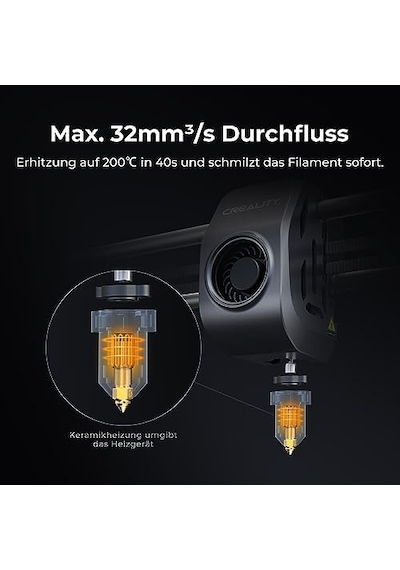 Creality K1 Max 3d Yazıcı, Red Dot Ödülleri Sahibi, 600 Mm/s, Otomatik Seviyelendirme, Çift Soğutma, Akıllı Aı İşlevi, Kullanıma Hazır, Büyük Baskı Boyutu 300x300x300 Mm Creality K1 Max 3d Yazıcı, Red Dot Ödülleri Sahibi, 600 Mm/s, Otomatik Seviyelendirme, Çift Soğutma, Akıllı Aı İşlevi, Kullanıma Hazır, Büyük Baskı Boyutu 300x300x300 Mm