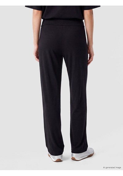 Lcw Modest Antrasit Geniş Paça Soft Touch Kadın Eşofman Altı