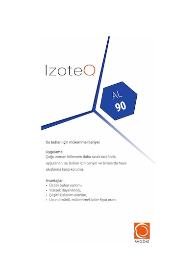 Wabis Izoteq Buhar Kesici Nem Bariyeri  Al-90 Gr (75 M²)