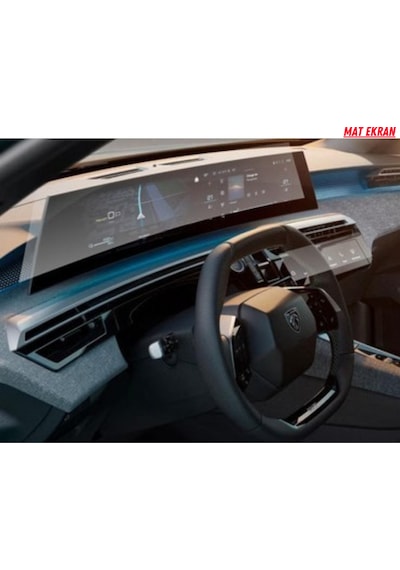 Peugeot 3008 Panoramik İ-cockpıt Multimedya Ve Klima Konsol Uyumlu Mat Ekran Koruyucu