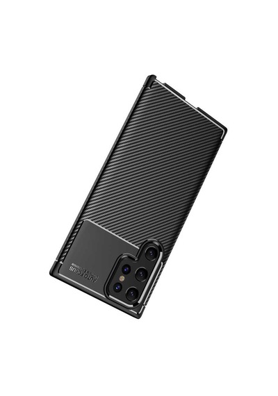 Galaxy S22 Ultra Kılıf Karbon Görünümlü Silikon Kamera Korumalı Üstün Koruma Kurtiletisim Lacivert