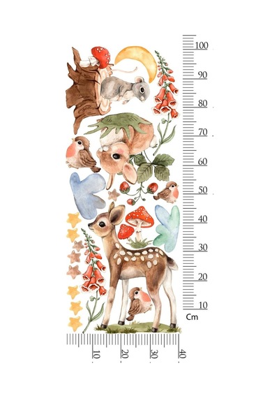 MSticker Ceylan Ve Arkadaşları Çocuk Odası Cam Duvar Sticker Seti