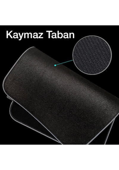 Ally Dünya Desenli Rgb Led Işıklı Oyuncu Mouse Pad 300-250-4Mm