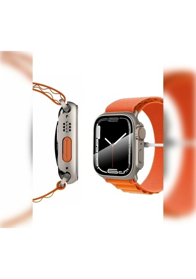 Apple Uyumlu  Watch 44mm - Watch Ultra 49mm Kasa Dönüştürücü Ve Ekran Koruyucu Zore Watch Gard 26