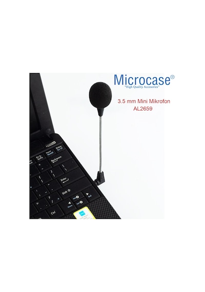 3.5 Mm 3 Boğum Mini Esnek Telefon Notebook Laptop Mikrofon Al2659