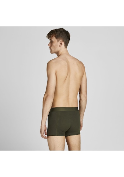 Jack & Jones 12198852 Bambu Erkek Boxer 3'lü Yeşil Haki