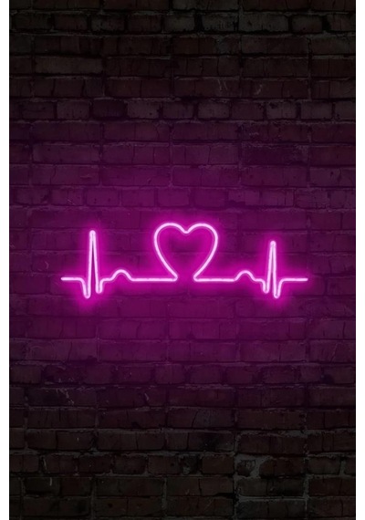 Love Rhythm - Led Dekoratif Duvar Aydınlatması Neon Duvar Yazısı Sihirli Led Mesajlar