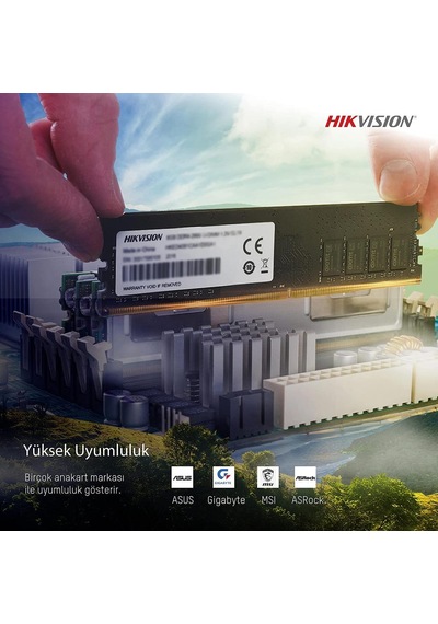 Hikvision Urien DDR4 2666 MHz 8 GB RAM HKED4081CBA1D0ZA1- Outlet