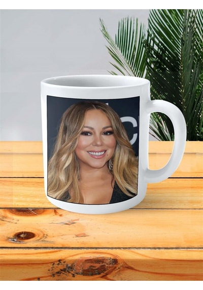 Mariah Carey Baskılı Kupa Bardak Kişiye Özel Desen 2 Çok Renkli