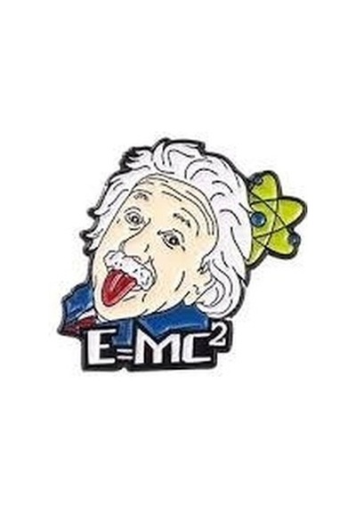 Fizik Einstein E Mc2 Bilim Formül Hediyelik Rozet 1917 Çok Renkli
