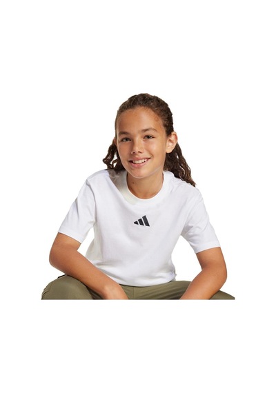 Adidas Çocuk Beyaz T-shirt J Sl Tee 160 Jc9774 Beyaz