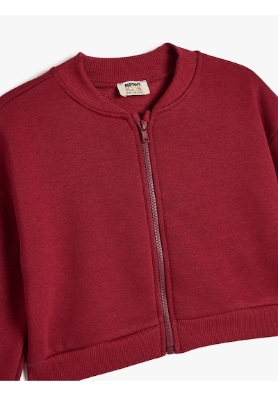 Koton Fermuarlı Sweatshirt Uzun Kollu Yuvarlak Yaka Şardonlu Bordo 5wkg10589ak Bordo Koton Fermuarlı Sweatshirt Uzun Kollu Yuvarlak Yaka Şardonlu Bordo 5wkg10589ak Bordo