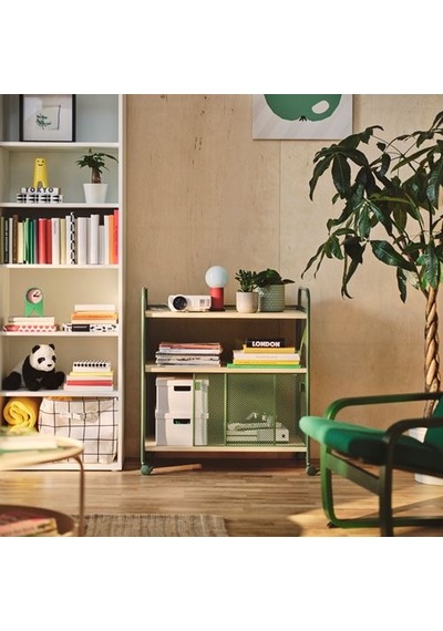 Ikea Nålmakare Servis Arabası, Koyu Yeşil-metal, 79x44x88 Cm