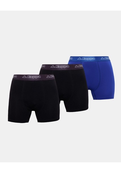 Kappa Logo Kabox Erkek Siyah-lacivert Regular Boxer Lacivert - Siyah