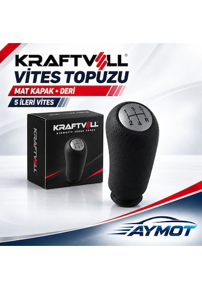 Kraftvoll Dacia Logan Renault Clio 2 Clio 3 Modus 5 İleri Vites Topuzu Mat