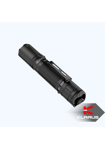 Klarus Xt2cr Pro 2100 Lümen Şarj Edilebilir Profesyonel Taktik El Feneri Dual Switch Ipx8 Su Geçirmez Siyah