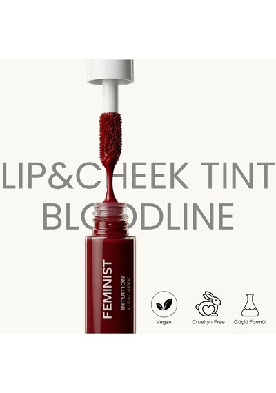 Lip & Cheek Dudak Ve Yanak Renklendirici Likit Allık Nemlendirici Etkili Kırmızı